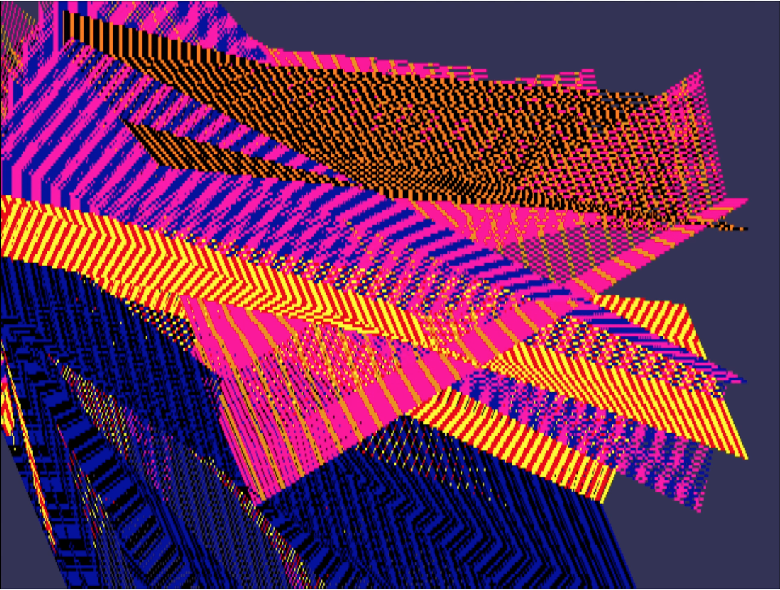 Samia Halaby: Kinetic Paintings 1