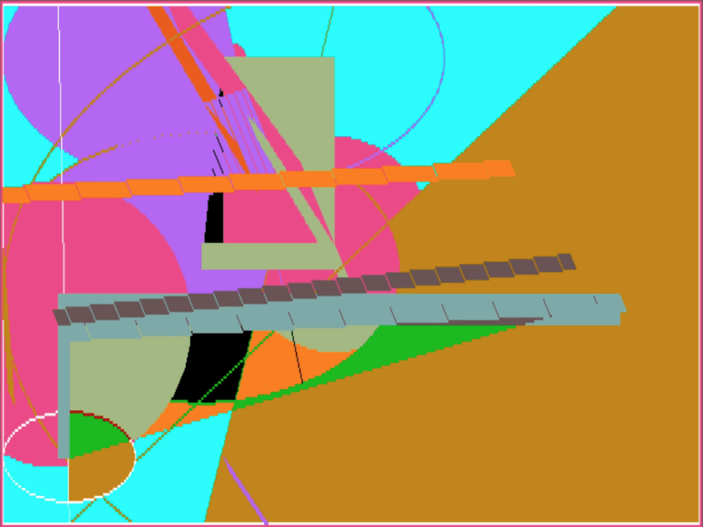 Samia Halaby: Kinetic Paintings 4